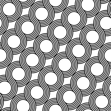 Sorunsuz sarmal bükülmüş desen tasarım