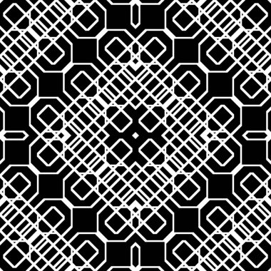 kesintisiz tek renkli geometrik desen tasarım