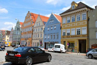 Landshut, Bavyera, Almanya - 04 Haziran 2014: Görünümünü HIST