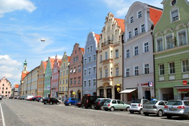Landshut, Bavyera, Almanya - 04 Haziran 2014: Görünümünü HIST