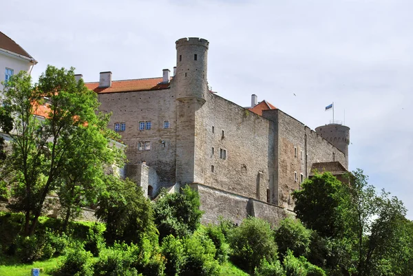 Tallinn, Estland - 20 juli 2012: Het oude Toompea kasteel in Tall — Stockfoto