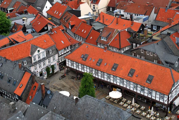 Goslar, Baja Sajonia, Alemania - 25 de mayo de 2013: La vista aérea de — Foto de Stock