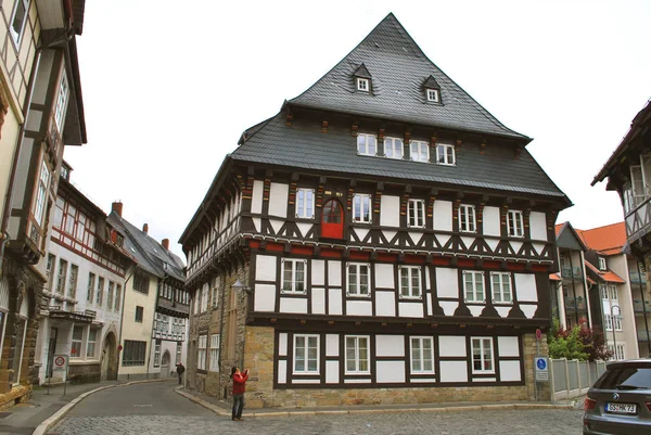 Goslar, Dolna Saksonia, Niemcy - 25 maja 2013: Widok z Witam — Zdjęcie stockowe