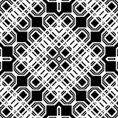 kesintisiz tek renkli geometrik desen tasarım