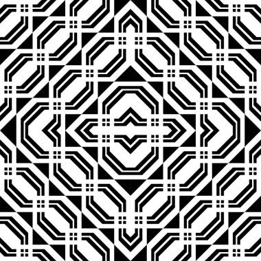 kesintisiz tek renkli geometrik desen tasarım