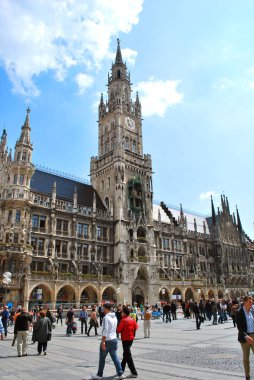 Münih, Bavaria, Almanya-02 Haziran 2014: yeni Belediye Binası t