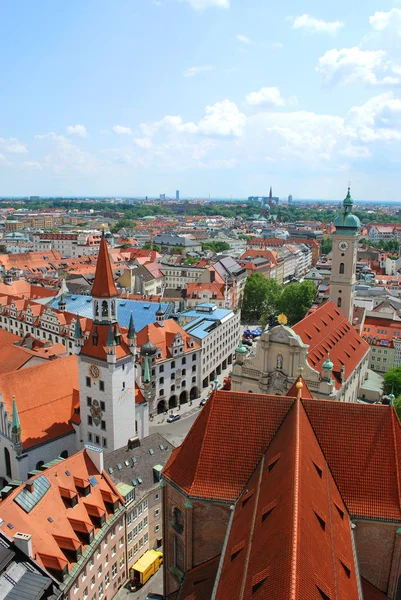 Munich, Baviera, Alemania - 02 de junio 2014: La vista aérea de la —  Fotos de Stock