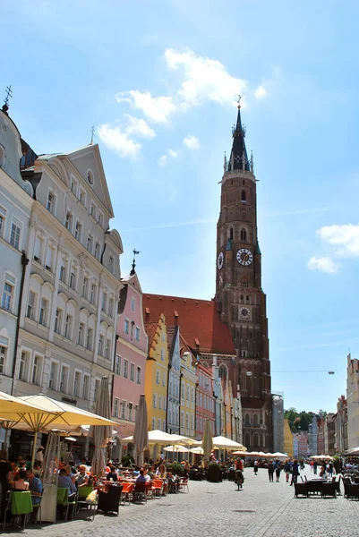 Landshut, Bavaria, Duitsland - 04 juni 2014: De weergave van de hist — Stockfoto