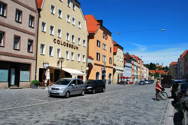 Regensburg, Bavorsko, Německo-Červen 06, 2014: pohled na Hi — Stock fotografie