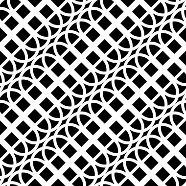 kesintisiz tek renkli geometrik desen tasarım