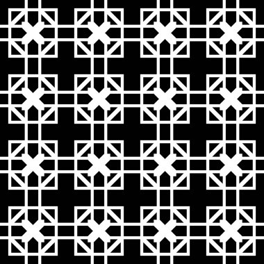 kesintisiz tek renkli geometrik desen tasarım