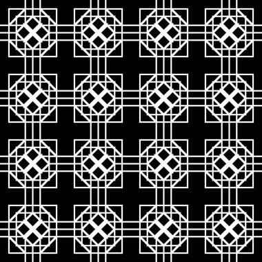 kesintisiz tek renkli geometrik desen tasarım