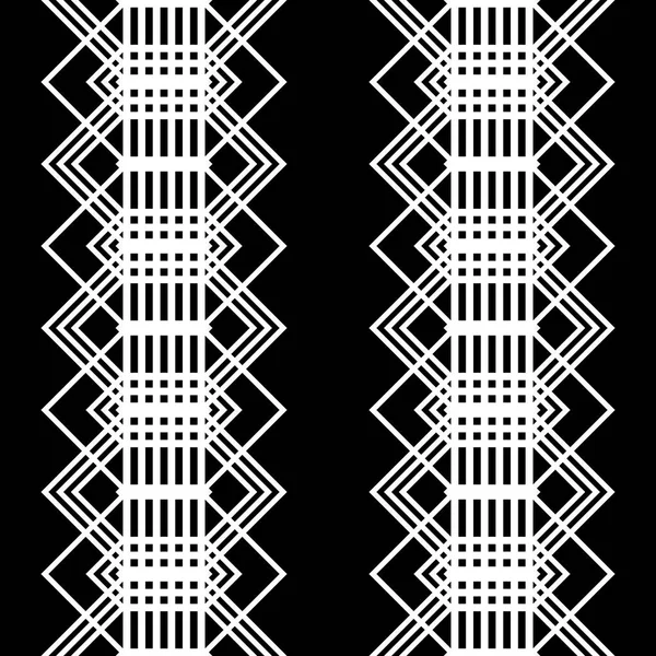 Design padrão de grade monocromática sem costura — Vetor de Stock