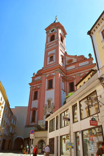 Passau, Bayern, Tyskland-juni 08, 2014: beskåda av historiska — Stockfoto