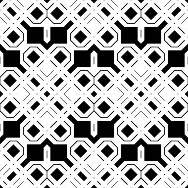 kesintisiz tek renkli geometrik desen tasarım