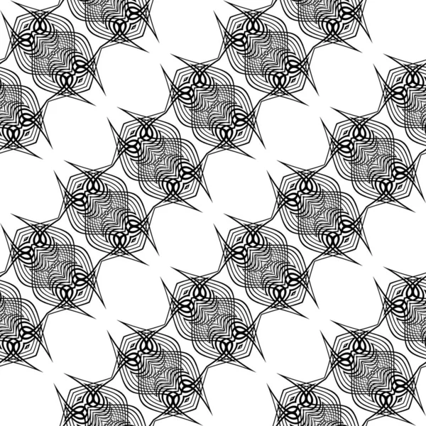 Design seamless monochrome grid pattern — Stock Vector