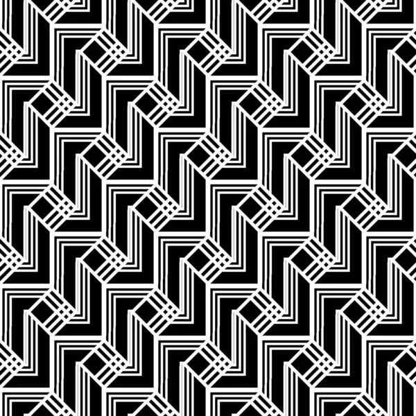 Design seamless monochrome grating pattern — Stock Vector