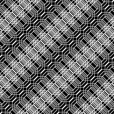 kesintisiz tek renkli geometrik desen tasarım