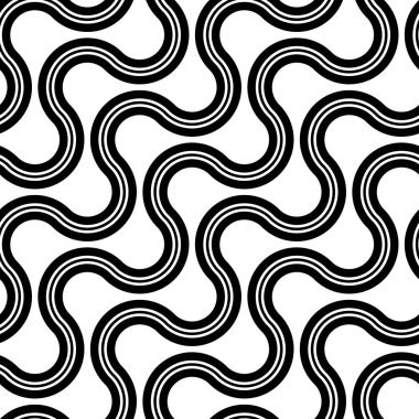 Sorunsuz tek renkli zikzak desen tasarım