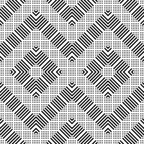 Design seamless monochrome grating pattern — Stock Vector