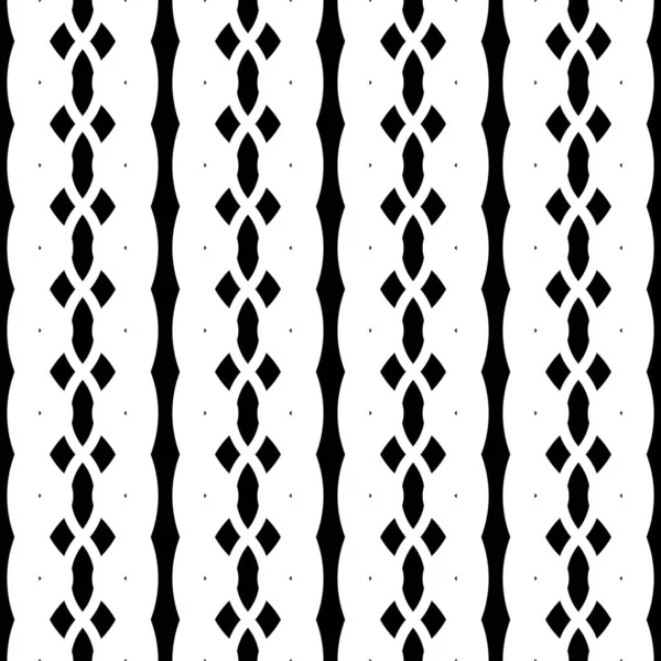 Design seamless monochrome zigzag pattern — Stock Vector