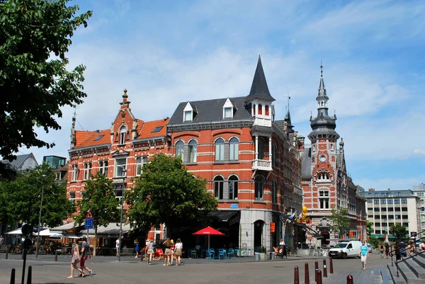 Leuven, flamländska Brabant, Belgien-16 juli 2018: den historiska — Stockfoto