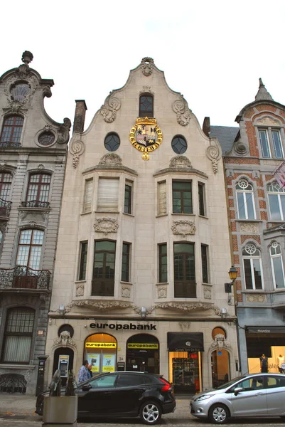 Мехелен, Фландрия, Бельгия - 16 июля 2018 года: Исторический город — стоковое фото