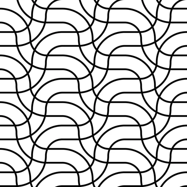 Design sömlös monokrom sicksack mönster — Stock vektor