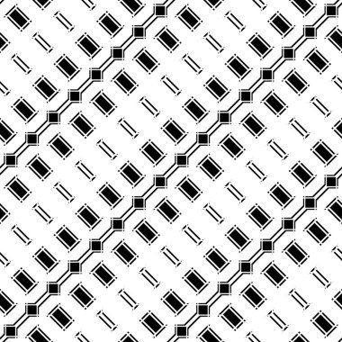 kesintisiz tek renkli geometrik desen tasarım