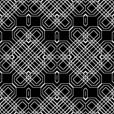 kesintisiz tek renkli geometrik desen tasarım