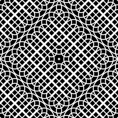 kesintisiz tek renkli geometrik desen tasarım