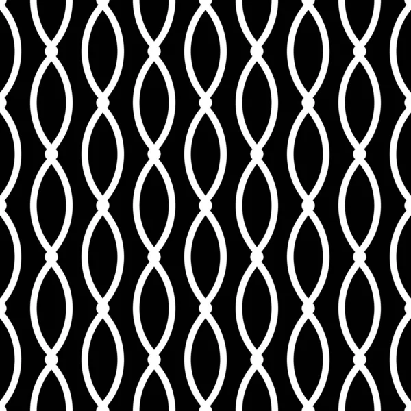 Modèle de grille monochrome sans couture design — Image vectorielle