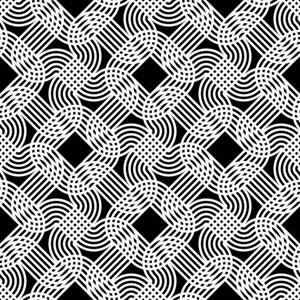 Design seamless monochrome geometric pattern
