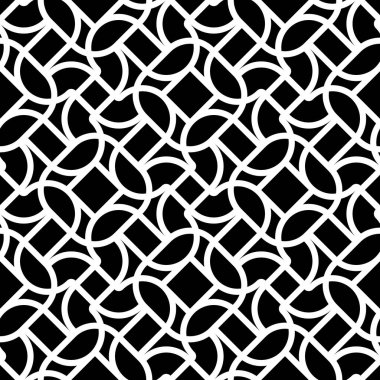 kesintisiz tek renkli geometrik desen tasarım