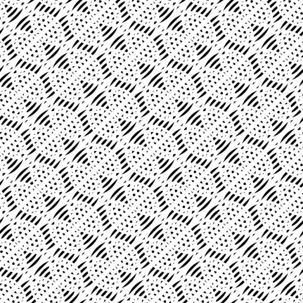 디자인 완벽 한 흑백 격자 패턴 — 스톡 벡터