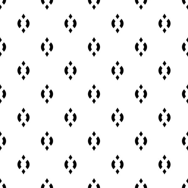 シームレスな白黒格子のデザイン パターン — ストックベクタ