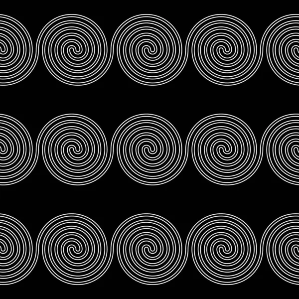 Design seamless spiral pattern — Stock Vector