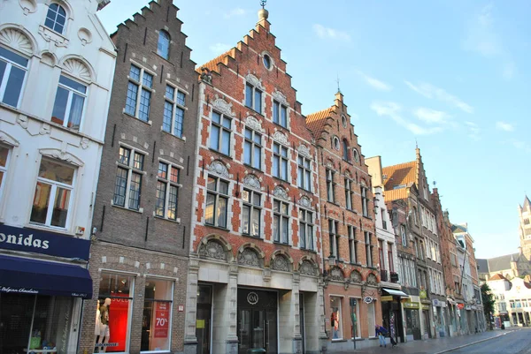 Bruges, Flandre-Occidentale, Belgique - 20 juillet 2018 : La vue sur la — Photo