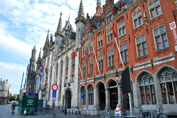 Brujas, Flandes Occidental, Bélgica - 21 de julio de 2018: — Foto de Stock