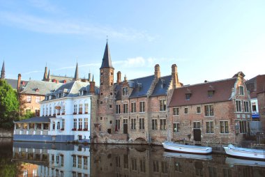 Bruges, West Flanders, Belçika - 20 Temmuz 2018: 