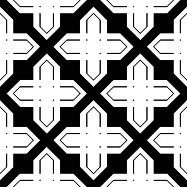 kesintisiz tek renkli geometrik desen tasarım