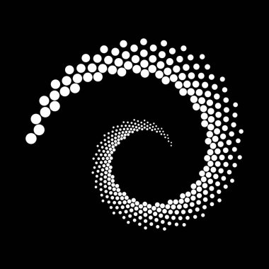 Tasarım sarmal noktalar zemin