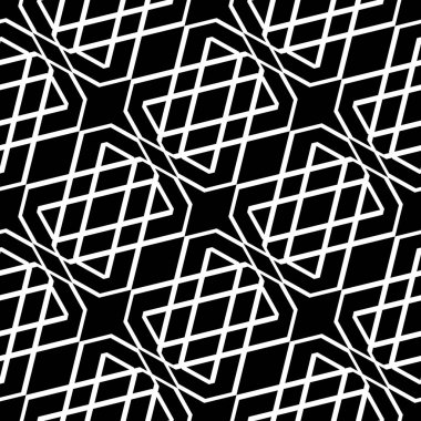 kesintisiz tek renkli geometrik desen tasarım