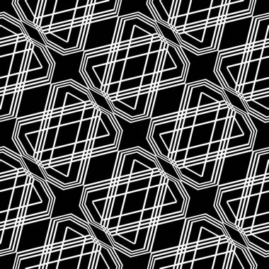 kesintisiz tek renkli geometrik desen tasarım