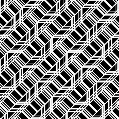 kesintisiz tek renkli geometrik desen tasarım