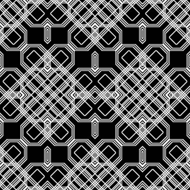 kesintisiz tek renkli geometrik desen tasarım