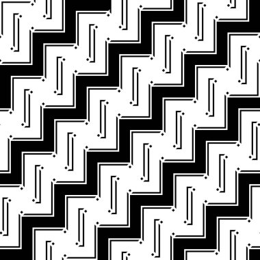 Sorunsuz tek renkli zikzak desen tasarım