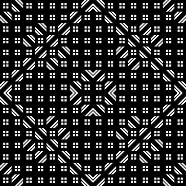 Design seamless monochrome grid pattern — Stock Vector