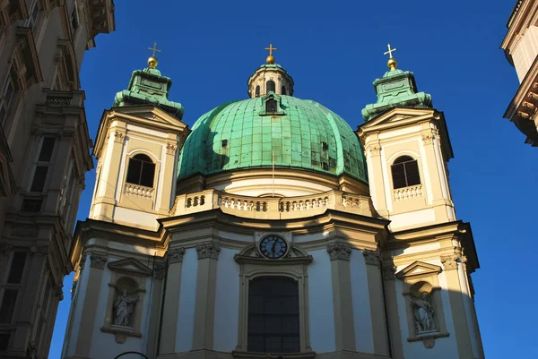 Kostel svatého Petra v historickém centru Vídně, Austr — Stock fotografie