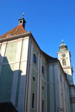 Linz, Yukarı Austri tarihi merkezinde Eski Katedrali